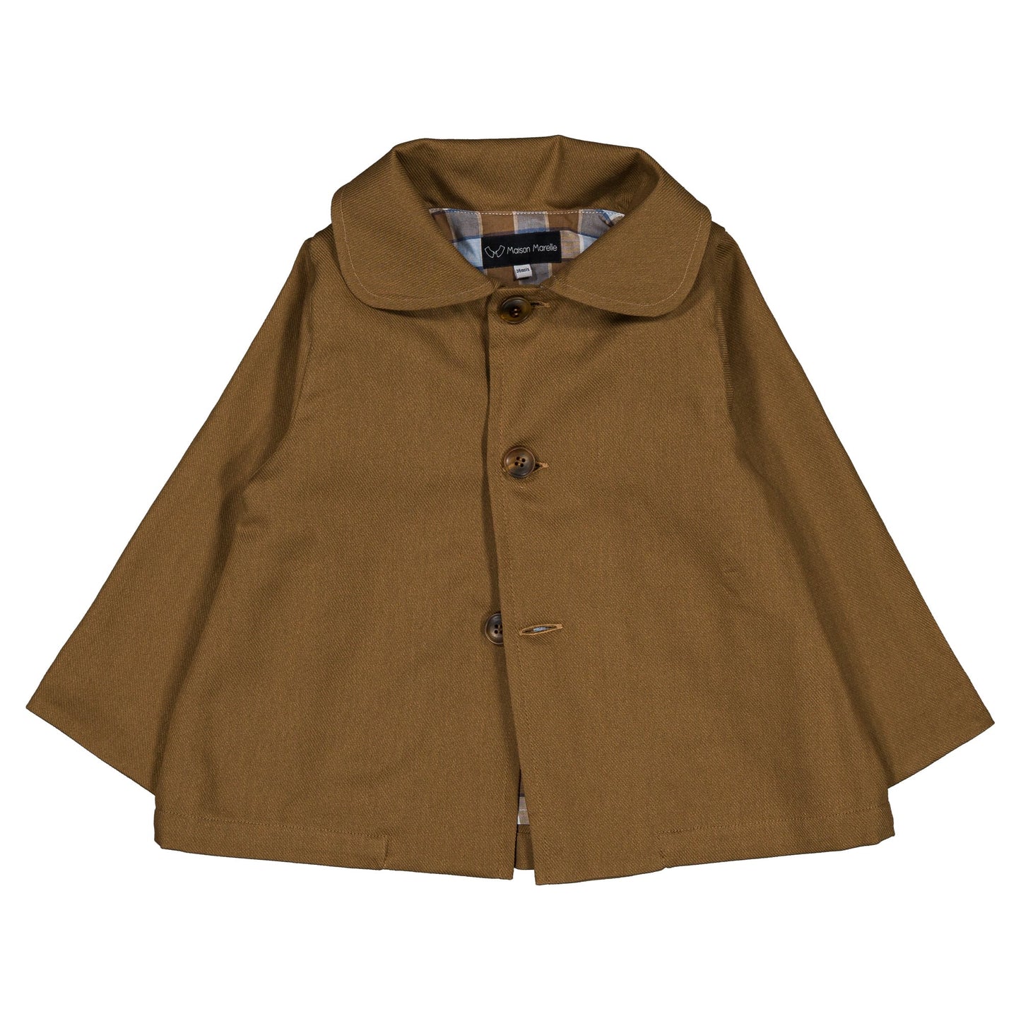 Jacket mid season VERNNEUIL - HONEY BROWN [Maison Marelle](25SS DROP2)