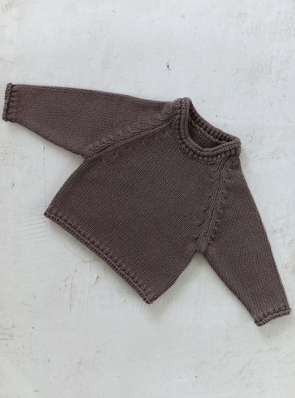 Knit top - Brown [EARTH THE ARCHIVE] (26AW)