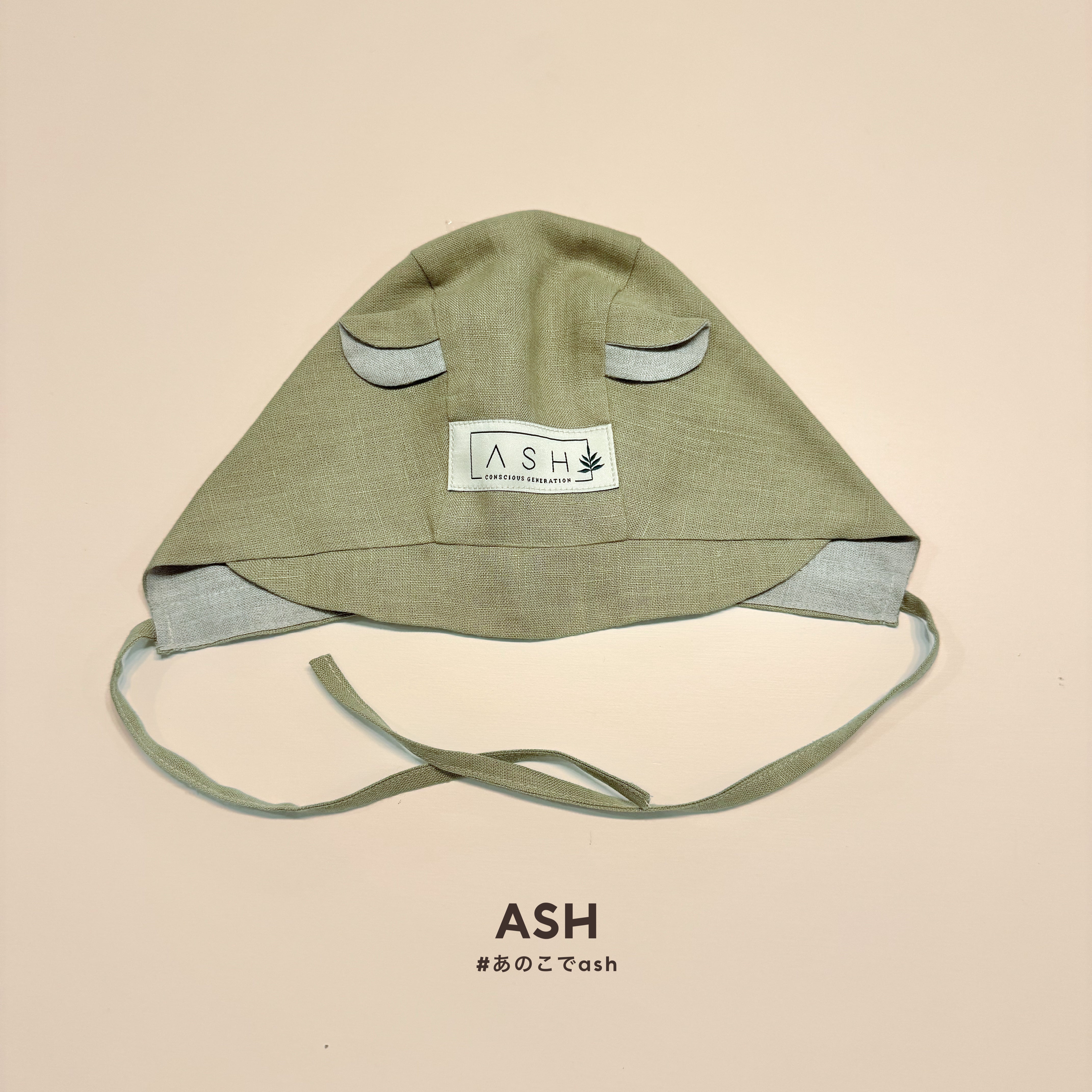 ASH generation] bear bonnet (straight) / pistachio – ANOKO.｜海外 