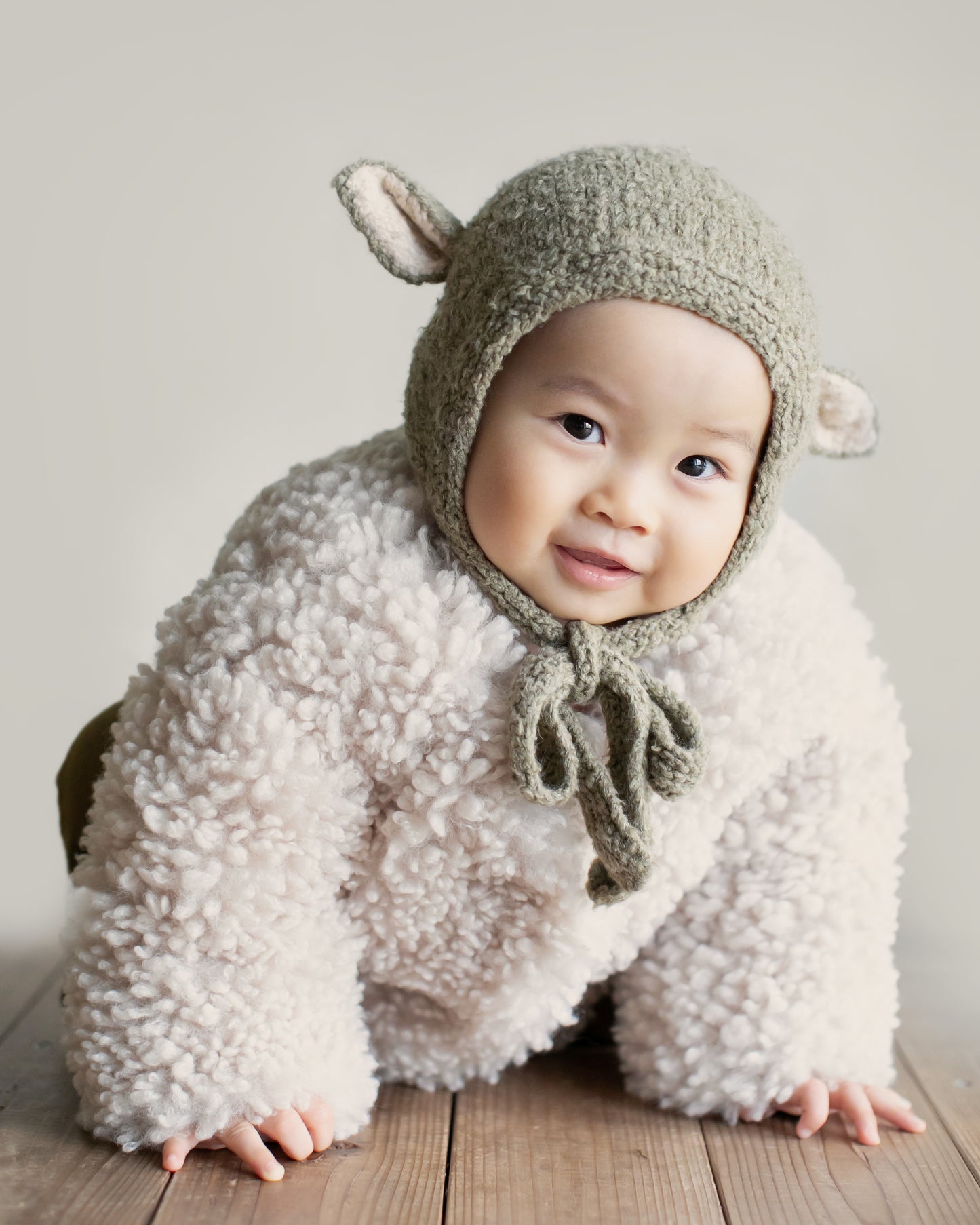 【オーダー会】 Sheep Bonnet - Olive  [GANG OF KIDS / ギャングオブキッズ] 【2025年11月中旬頃発送予定】