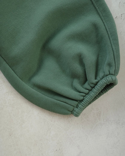 Organic French terry bottom - Grass Green [EARTH THE ARCHIVE] (26AW)