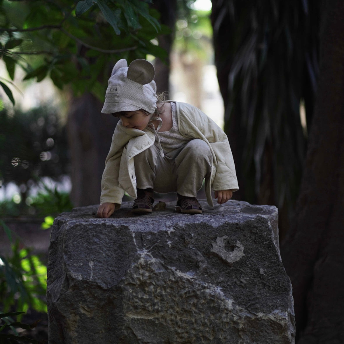 [ASH generation] mouse bonnet (straight) / appletree
