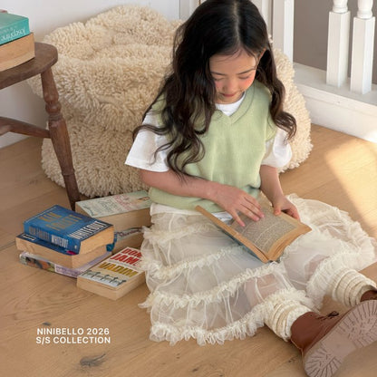 【予約販売】Mille-feuille skirt [NINIBELLO] (26SS)【2026年2月下旬以降順次発送】
