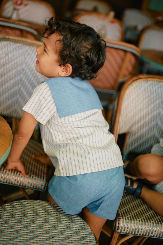Short SUFFREN- blue denim [Maison Marelle](25SS DROP2)