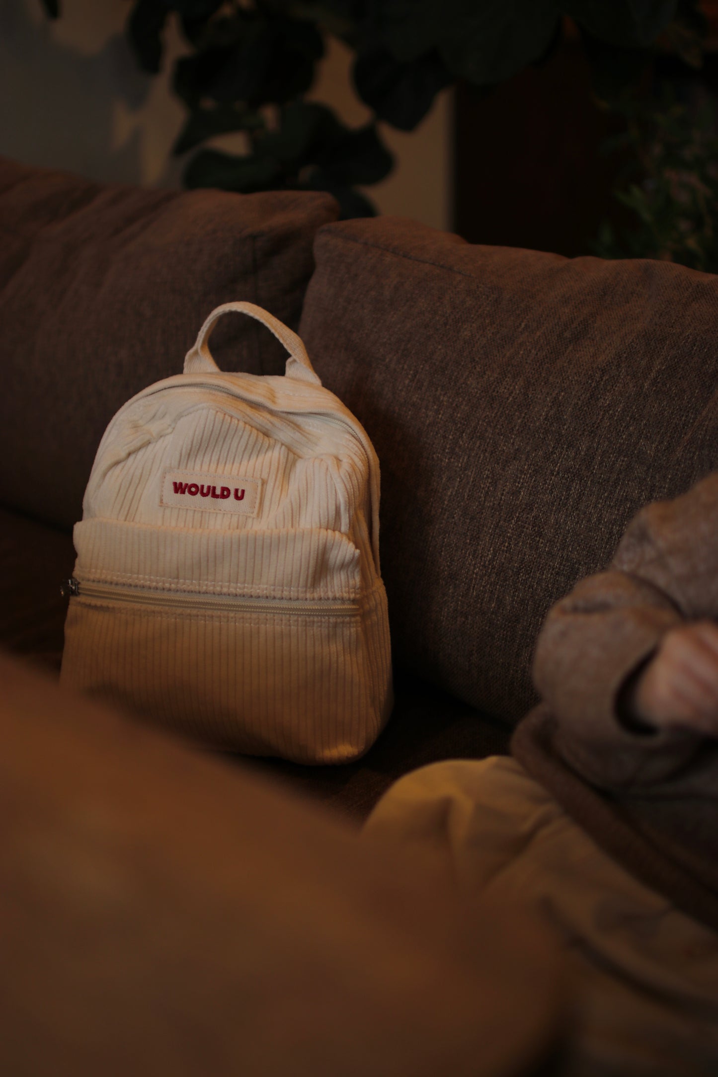 【オーダー会】Wouldu Corduroy Back Pack - Cream [wouldU]【2025年11月下旬以降順次お届け予定】