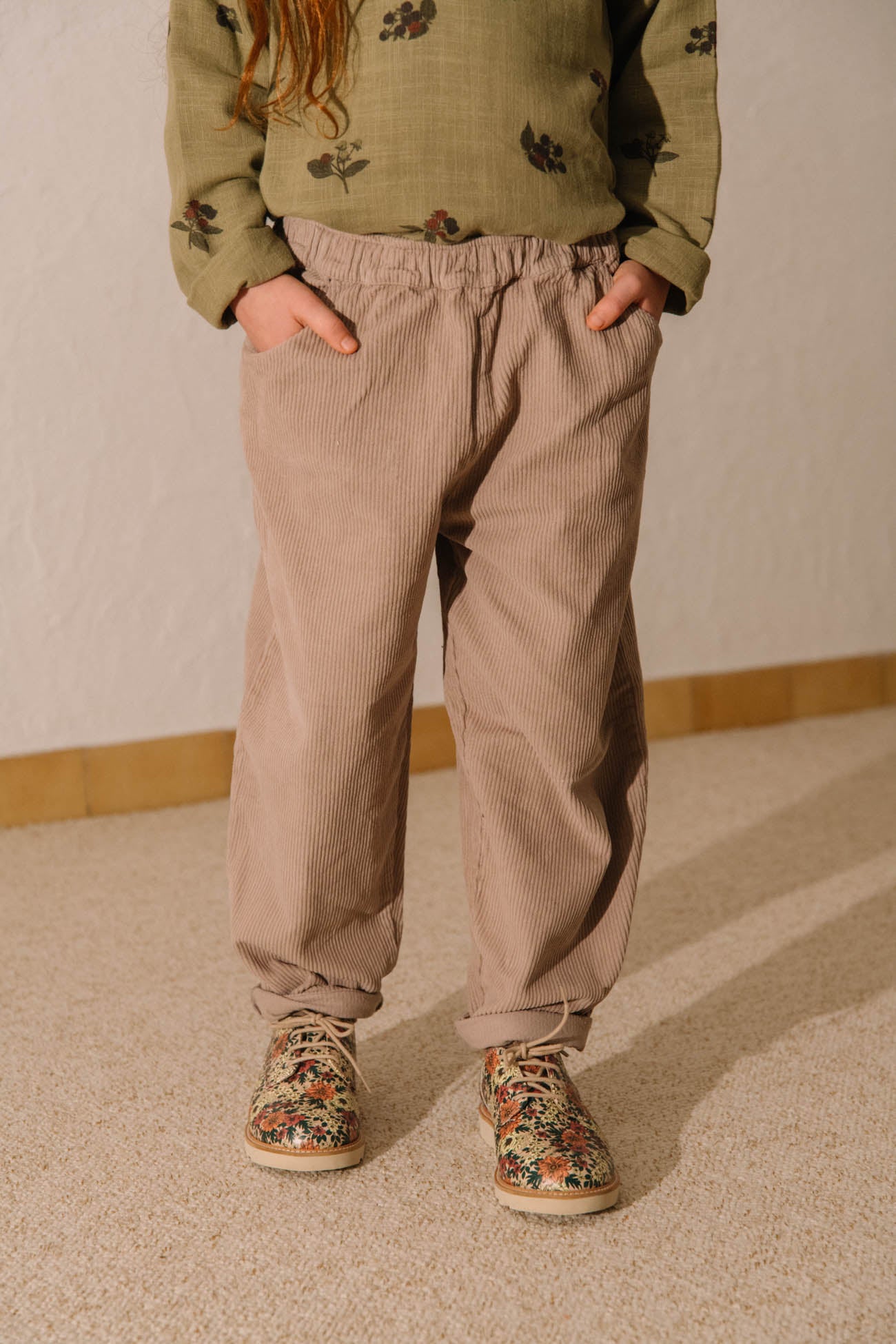 CARROT PANTS - LIGHT MAUVE [STUDIO BOHEME] (25AW)