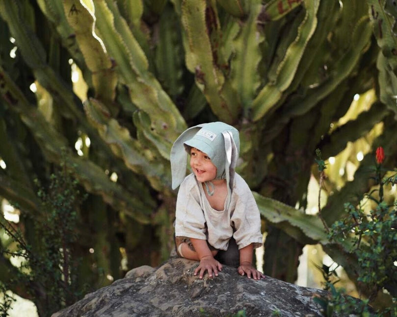 【オーダー会】[ASH generation] HARE BONNET (linen) 【2024年5月中旬以降順次発送】