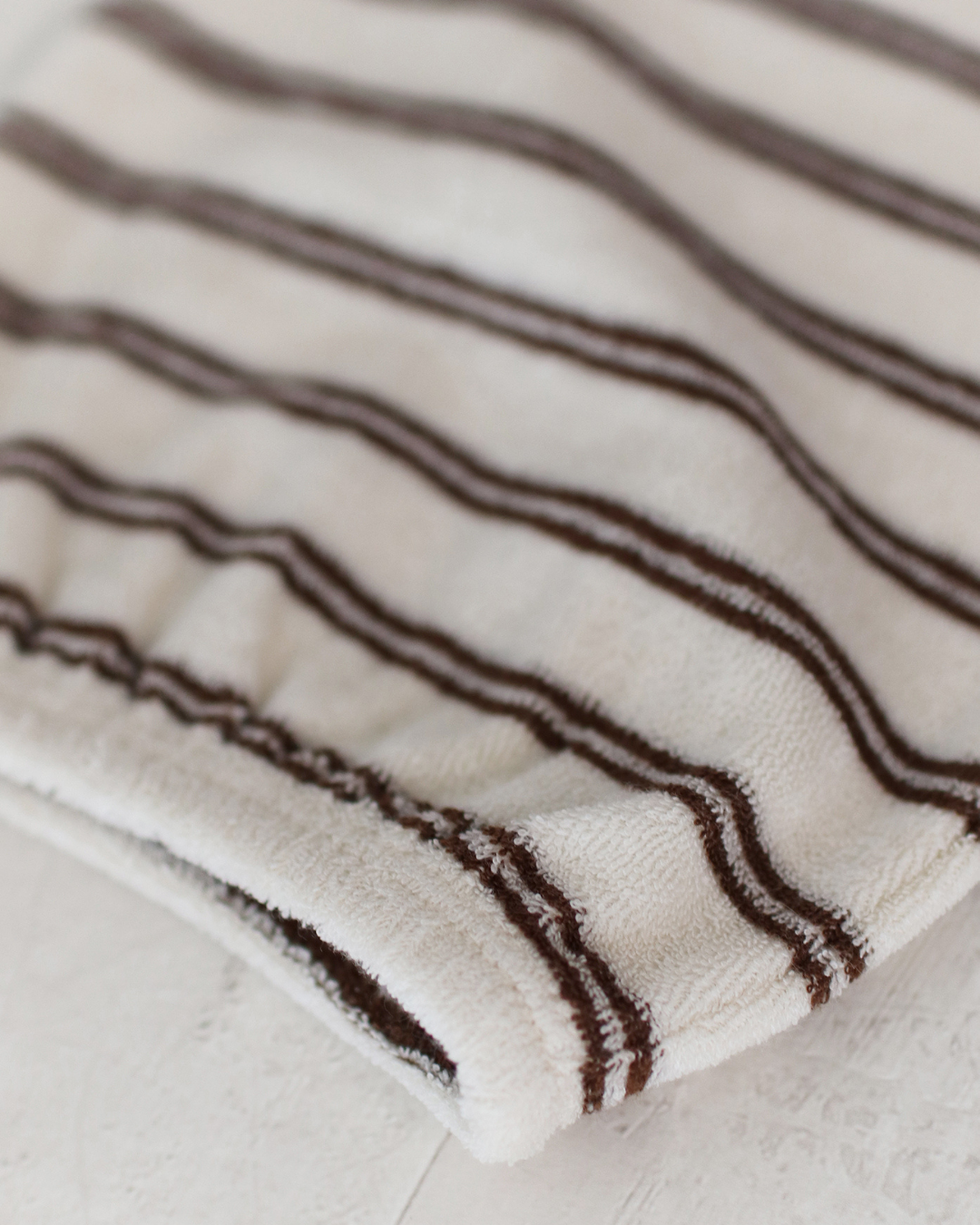 Terry jogger - Brown Stripe [EARTH THE ARCHIVE] (26AW)