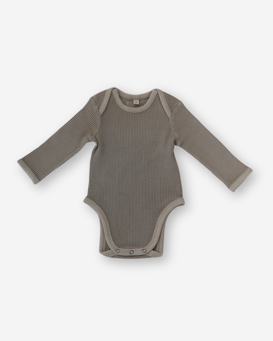 Longsleeve baby suit - Khaki [EARTH THE ARCHIVE] (26AW)