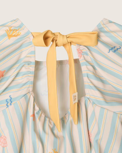 Ocean Play Wave Swim Suit (2PCS) [Doucement] (25SS)