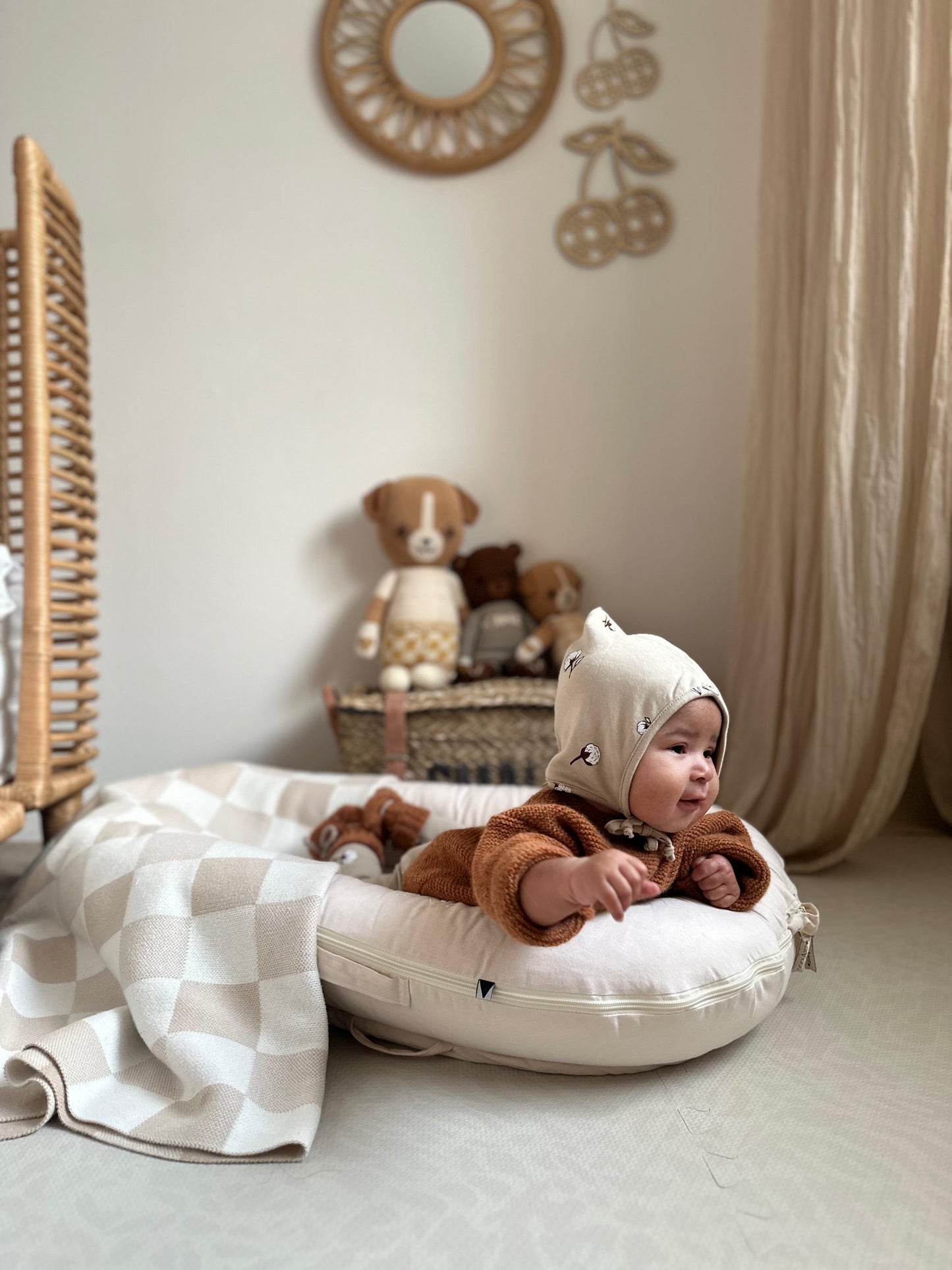 COTTONFIELD PIXIE BONNET [organic zoo]