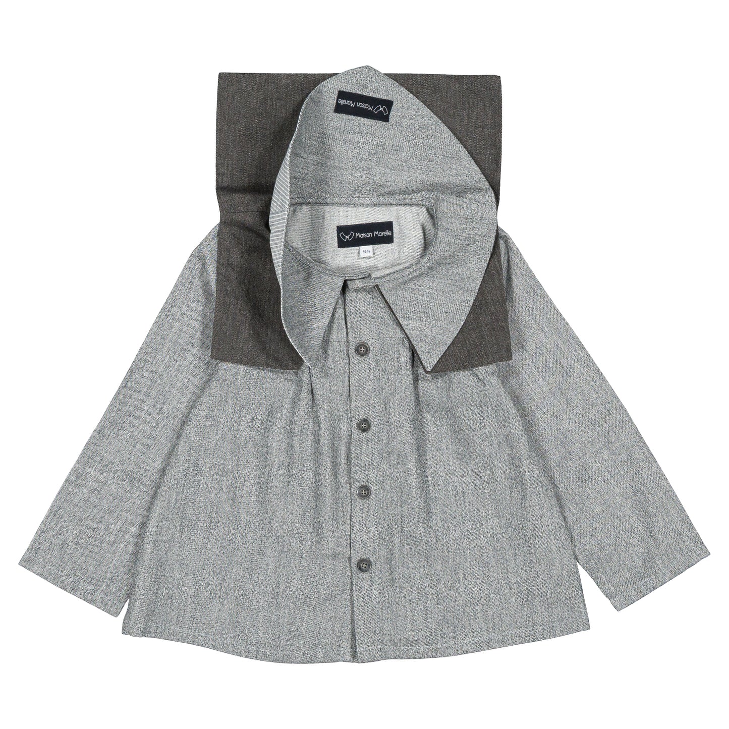 【オーダー会】 Shirt DUC - gray [Maison Marelle](25AW Drop1) 【2025年12月中旬以降発送予定】