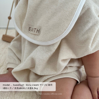 【26年11月オーダー会】 Baby Sweatsuit [EARTH THE ARCHIVE] (全5色) 【2026年3月上旬以降お届け予定】