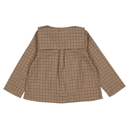 【オーダー会】 Shirt MONCEAU - brown tiles [Maison Marelle](25AW Drop1) 【2025年12月中旬以降発送予定】