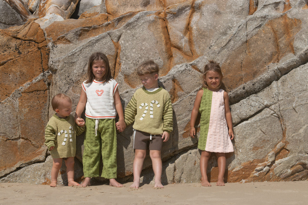 Organic Candy Cane Christmas Jumper [GROWN] (25HOL)