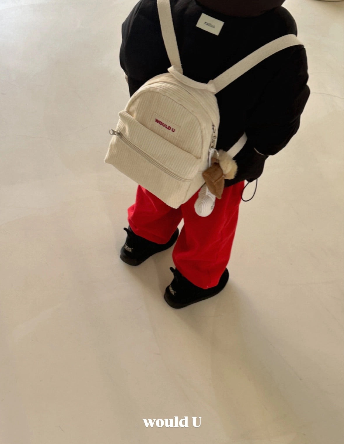 【オーダー会】Wouldu Corduroy Back Pack - Cream [wouldU]【2025年11月下旬以降順次お届け予定】