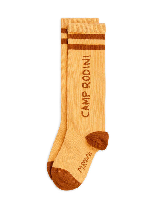 CAMP RODINI KNEE-HIGH SOCKS - BEIGE [MINI RODINI](25PRE-AW)