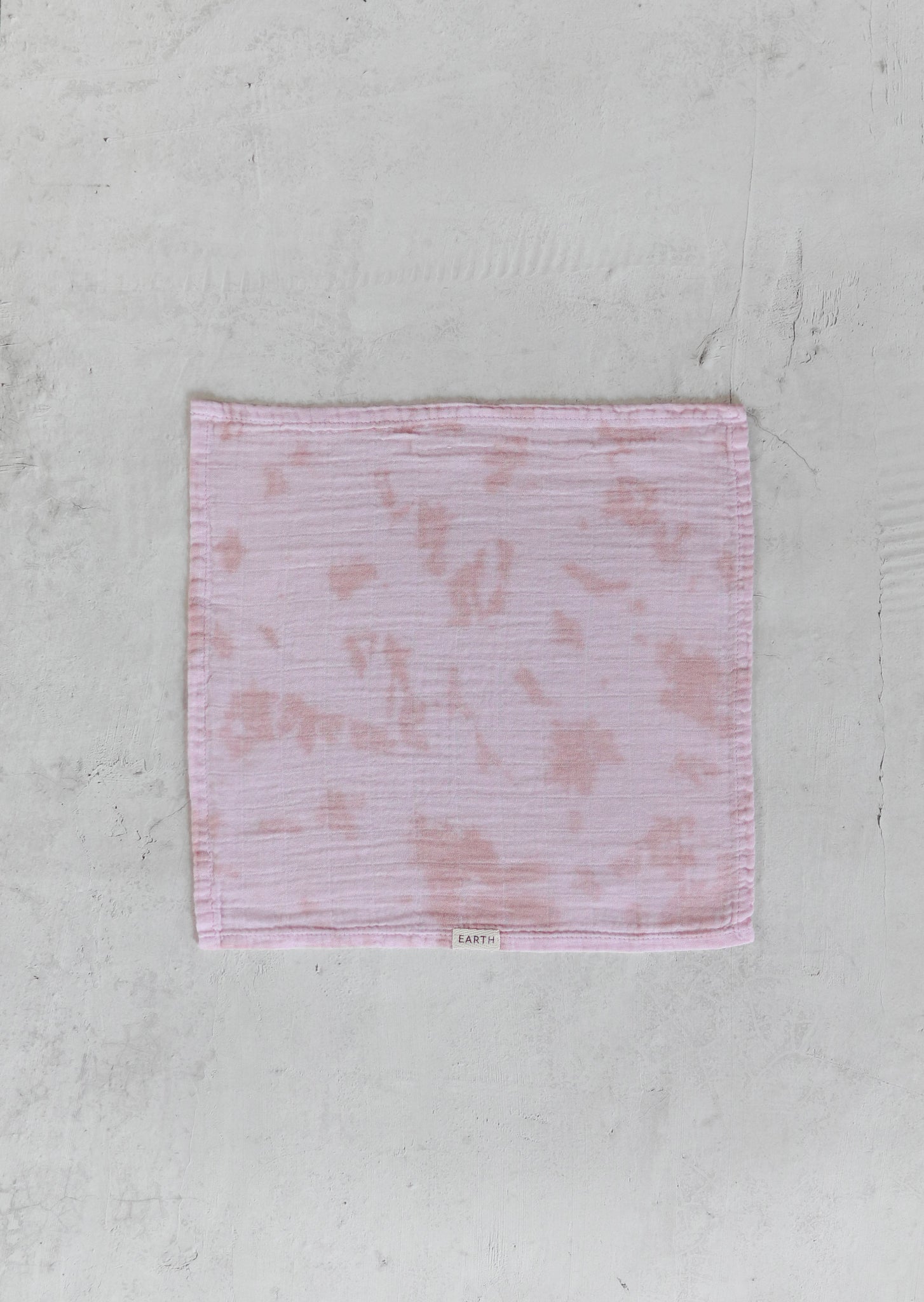 Plant dyed organic cloths set - Tie dye [EARTH THE ARCHIVE] (26AW)