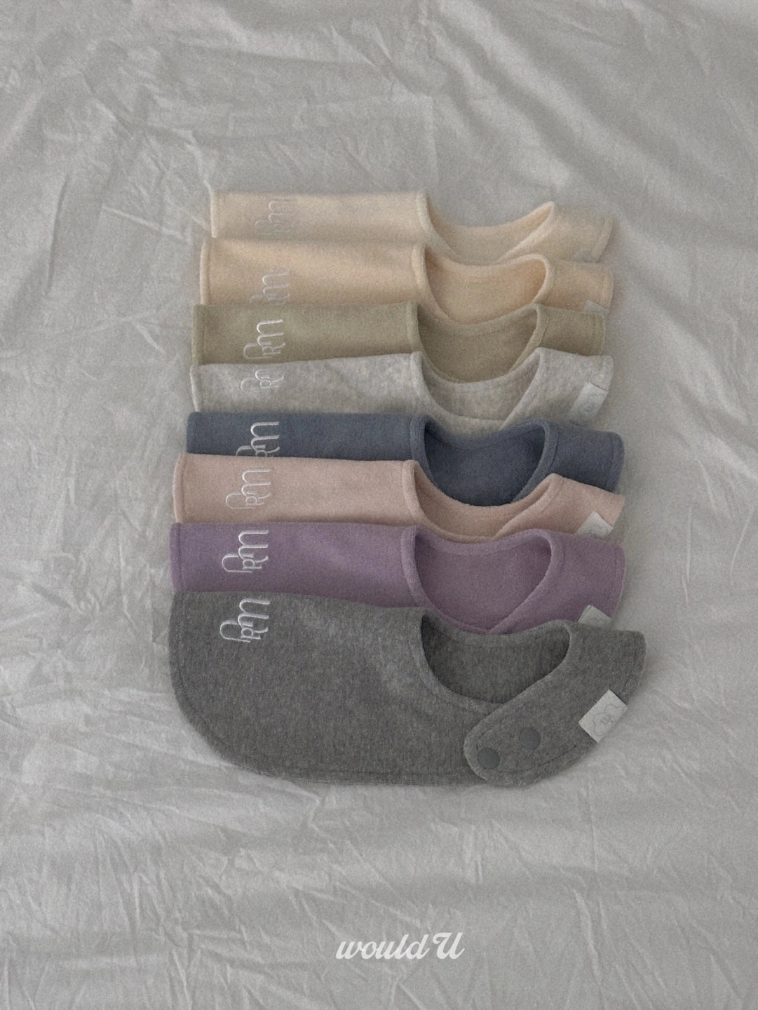 【オーダー会】cloud terry bibs [wouldU]【2025年10月中旬以降順次お届け予定】