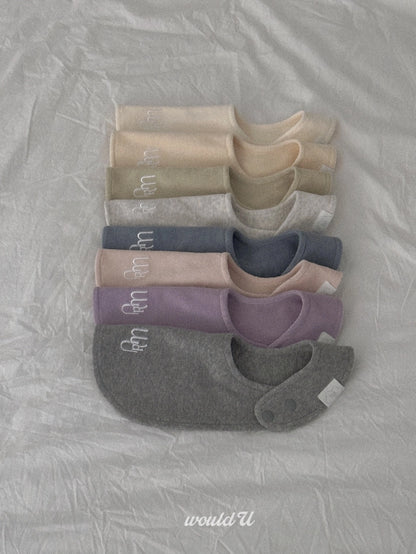 【オーダー会】cloud terry bibs [wouldU]【2025年10月中旬以降順次お届け予定】