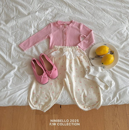 【予約販売】Sweety Lace Pants [NINIBELLO] (26SS)【2026年2月下旬以降順次発送】