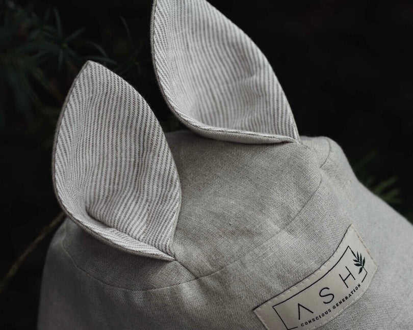 【オーダー会】[ASH generation] SQUIRREL HAT (linen) 【2024年5月中旬以降順次発送】