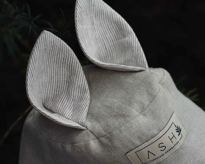【オーダー会】[ASH generation] SQUIRREL HAT (linen) 【2024年5月中旬以降順次発送】