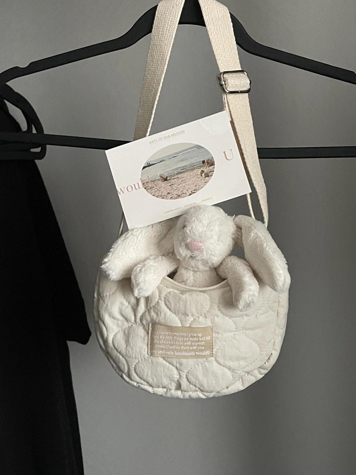 【オーダー会】Couple Cross Bag - Cream Beige [wouldU]【2026年1月上旬以降順次お届け予定】
