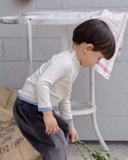 Cookie Chip Turtleneck - Blueberry  [Doucement] (25AW)【2025年10月下旬以降お届け予定】