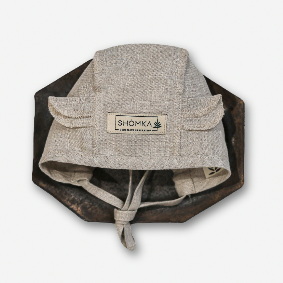Bear Newborn Bonnet - Neutral [SHOMKA]