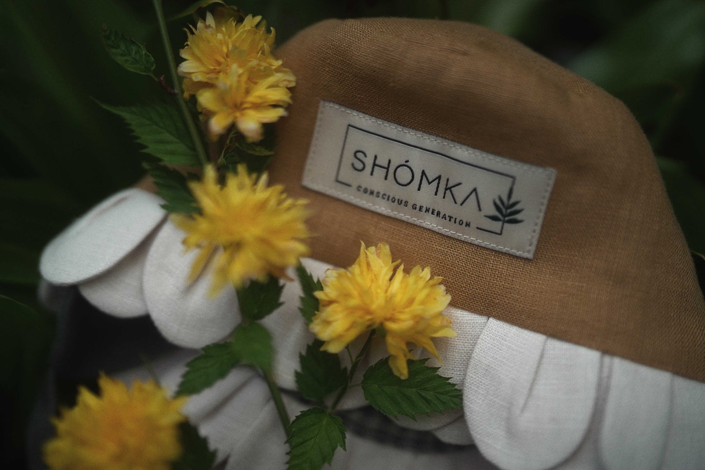 【オーダー会】'DAISY' LINEN FLOWER HAT [SHOMKA] 【2026年4月中旬以降順次発送】