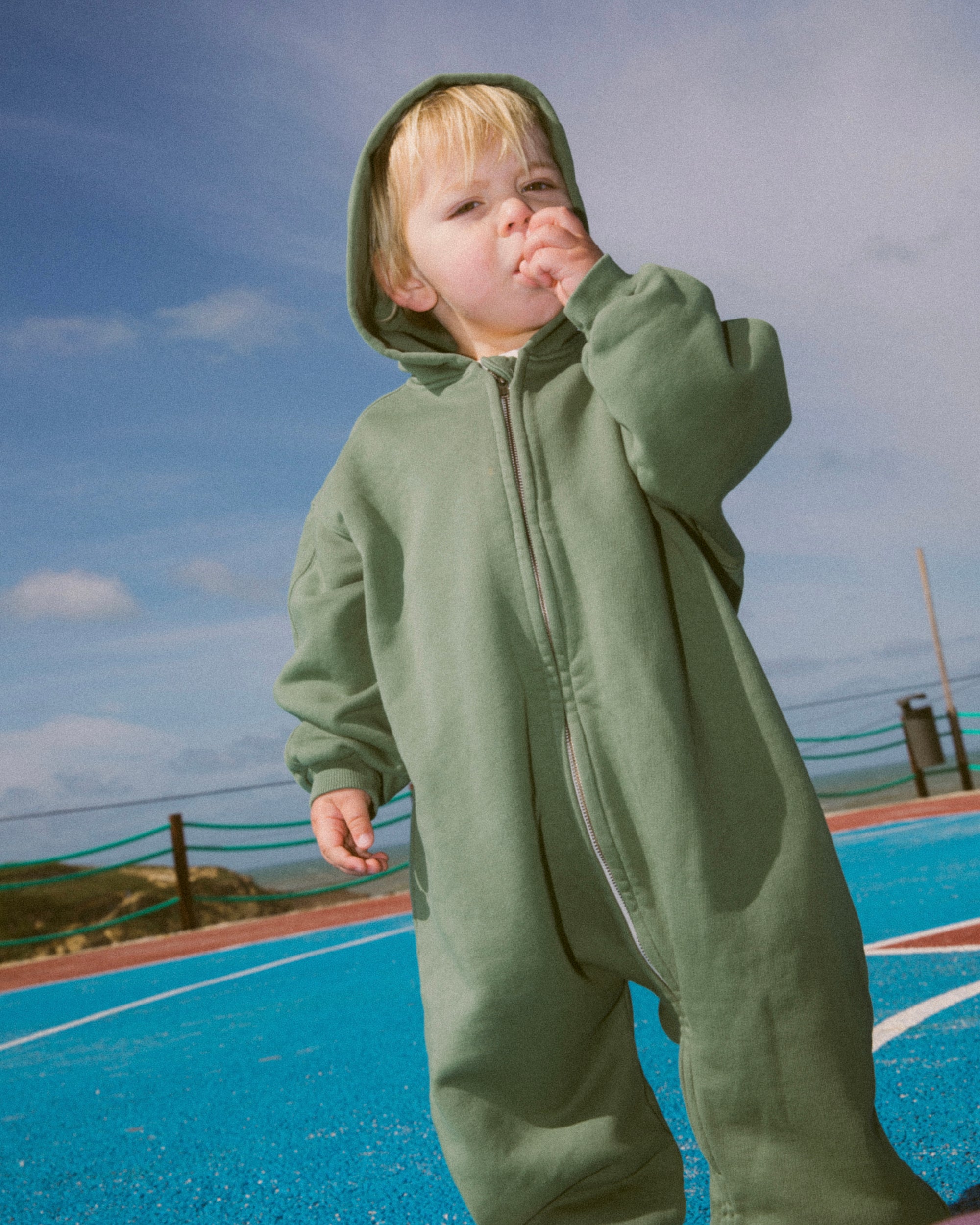 Organic French terry suit - Brown [EARTH THE ARCHIVE] (26AW)