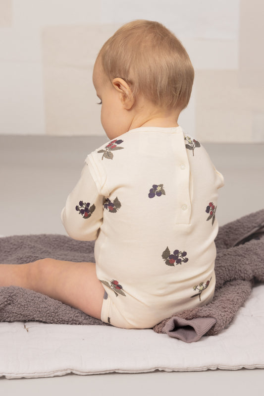 【予約販売】 LALA BODYSUIT - ECRU / BLACKBERRIES [STUDIO BOHEME] (25AW) 【2025年9月中旬以降入荷予定】