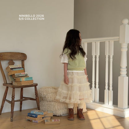 【予約販売】Mille-feuille skirt [NINIBELLO] (26SS)【2026年2月下旬以降順次発送】