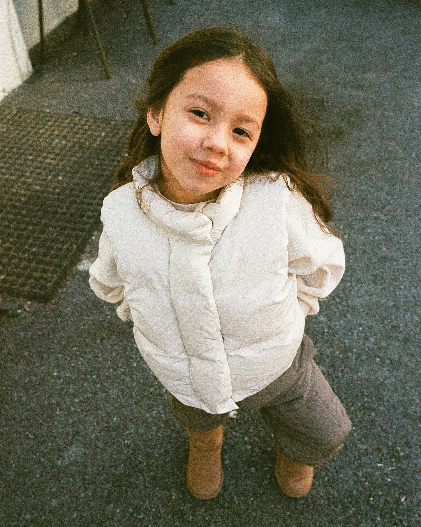 Padded vest - Brown [EARTH THE ARCHIVE] (26AW)