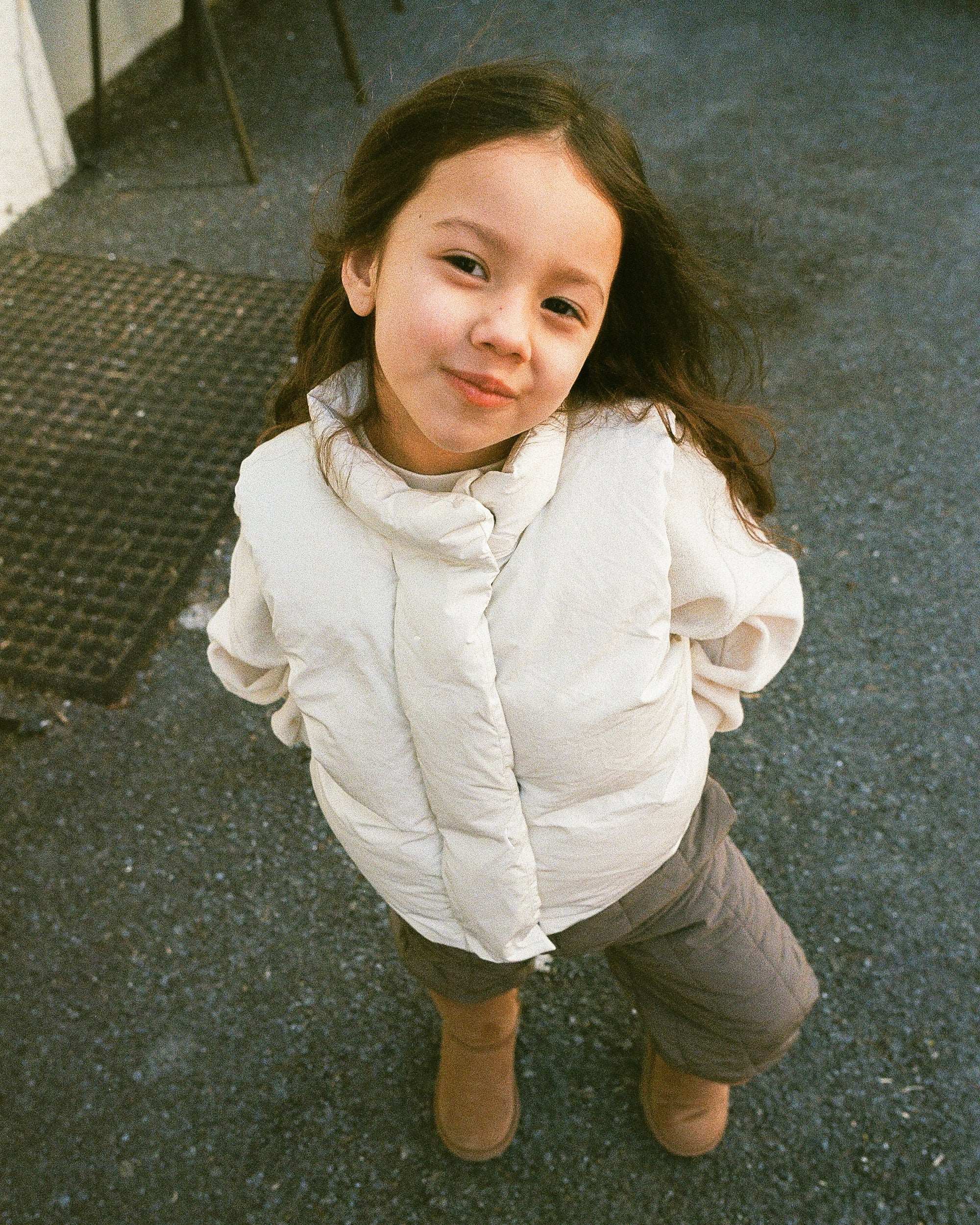 Padded vest - Brown [EARTH THE ARCHIVE] (26AW)