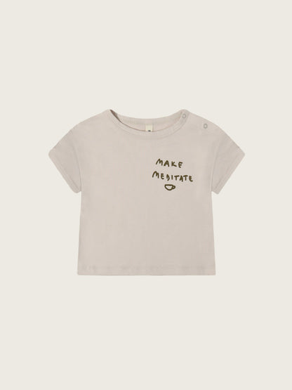 Make Meditate. Boxy T-shirt [organic zoo] (24SS)