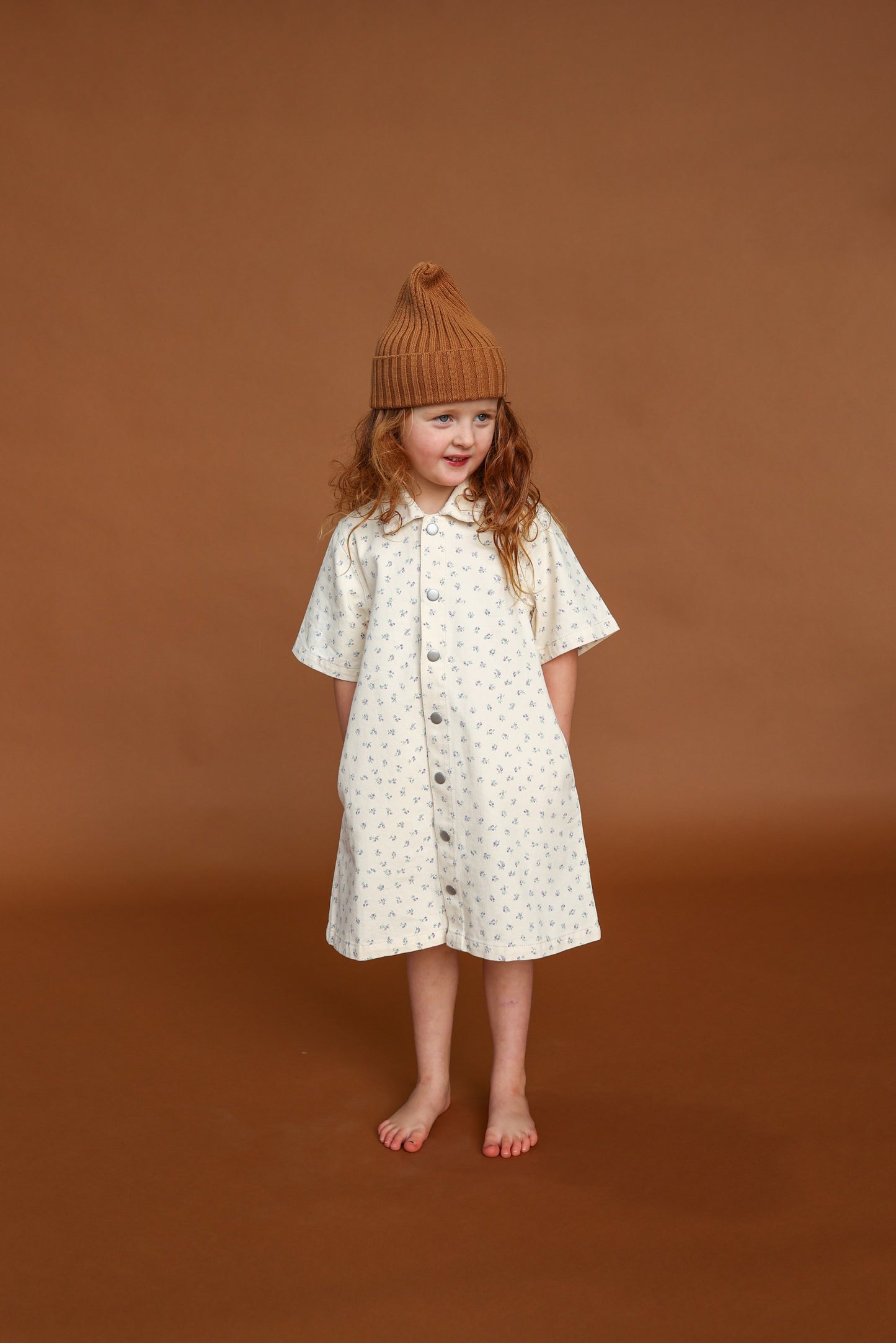 Ribbed Pixie Beanie - Toast [GROWN](25KIDS CLUB)