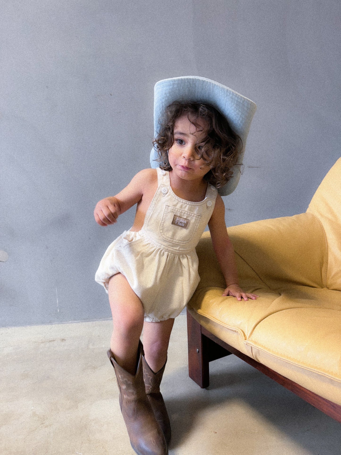 Bowie Bubble Romper - New Natural [Twin Collective]