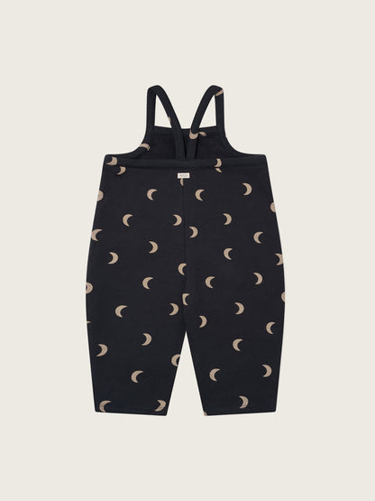 CHARCOAL MIDNIGHT OVERSIZED DUNGAREES [organic zoo]