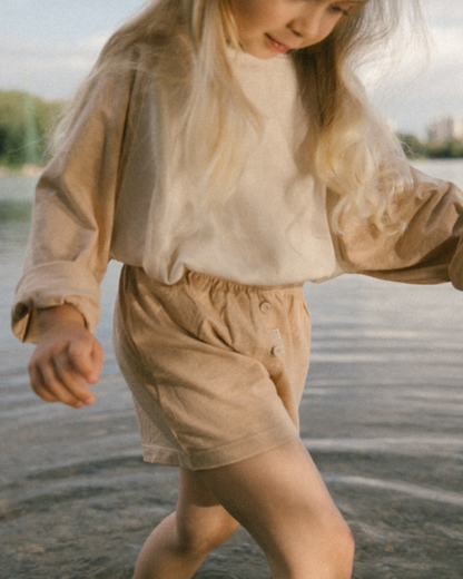 Raglan T-shirt - Cream/Beige [EARTH THE ARCHIVE] (26AW)