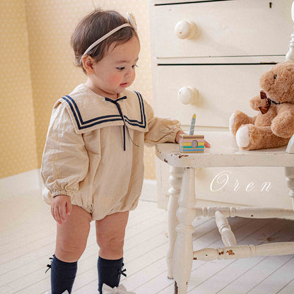【予約商品】bebe-milk sailor suit [Oren] (26SS)【2026年3月中旬以降順次発送】