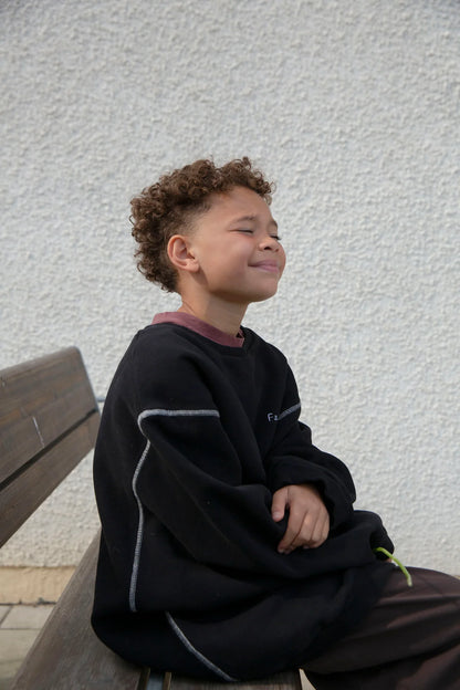 Chunky Sweatshirt - Black [Façade](26AW)drop1