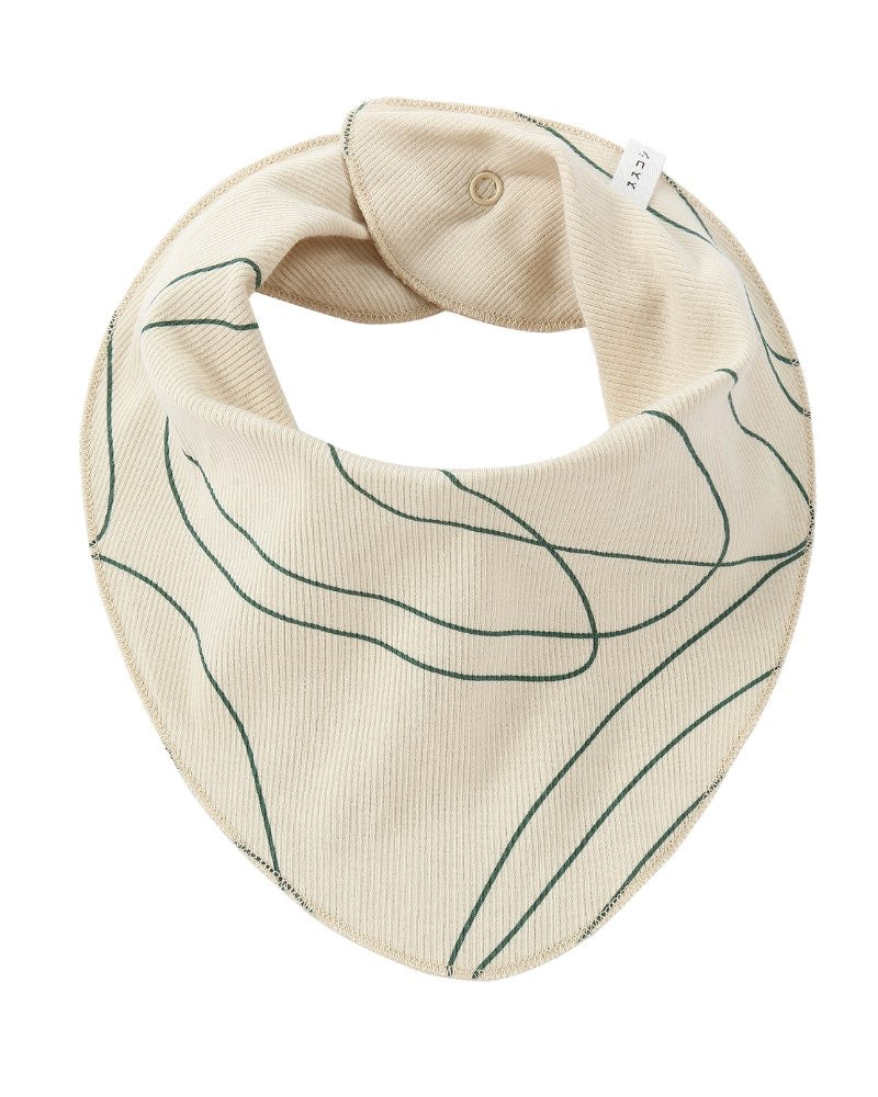 Baby Bib - Ripple Pine [SUSUKOSHI] (AW25)