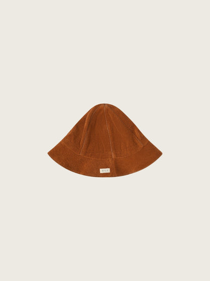 TERRACOTTA TERRY SUN HAT [organic zoo]