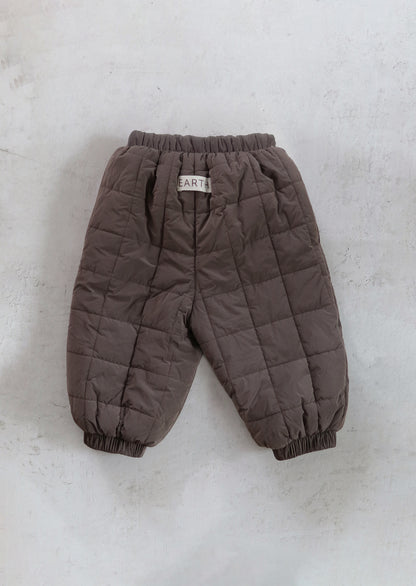 Lightweight padded pants - Brown [EARTH THE ARCHIVE] (26AW)