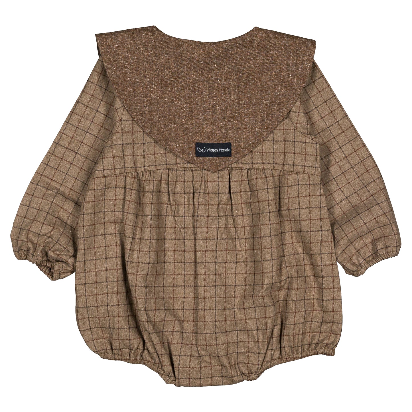 【オーダー会】 Romper NEUILLY - brown [Maison Marelle](25AW Drop1) 【2025年12月中旬以降発送予定】