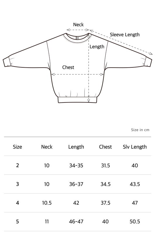 Volume Sweatshirts - Ecru Cream [EARTH THE ARCHIVE] (26AW)