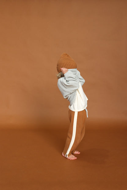 Ribbed Pixie Beanie - Toast [GROWN](25KIDS CLUB)