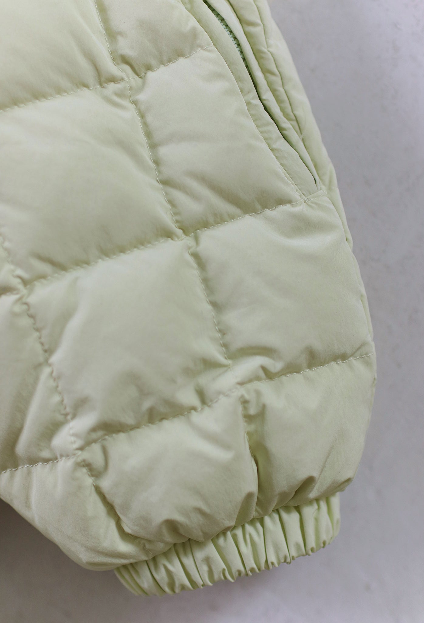 Lightweight padded jumpsuit - Light Olive [EARTH THE ARCHIVE] (26AW)